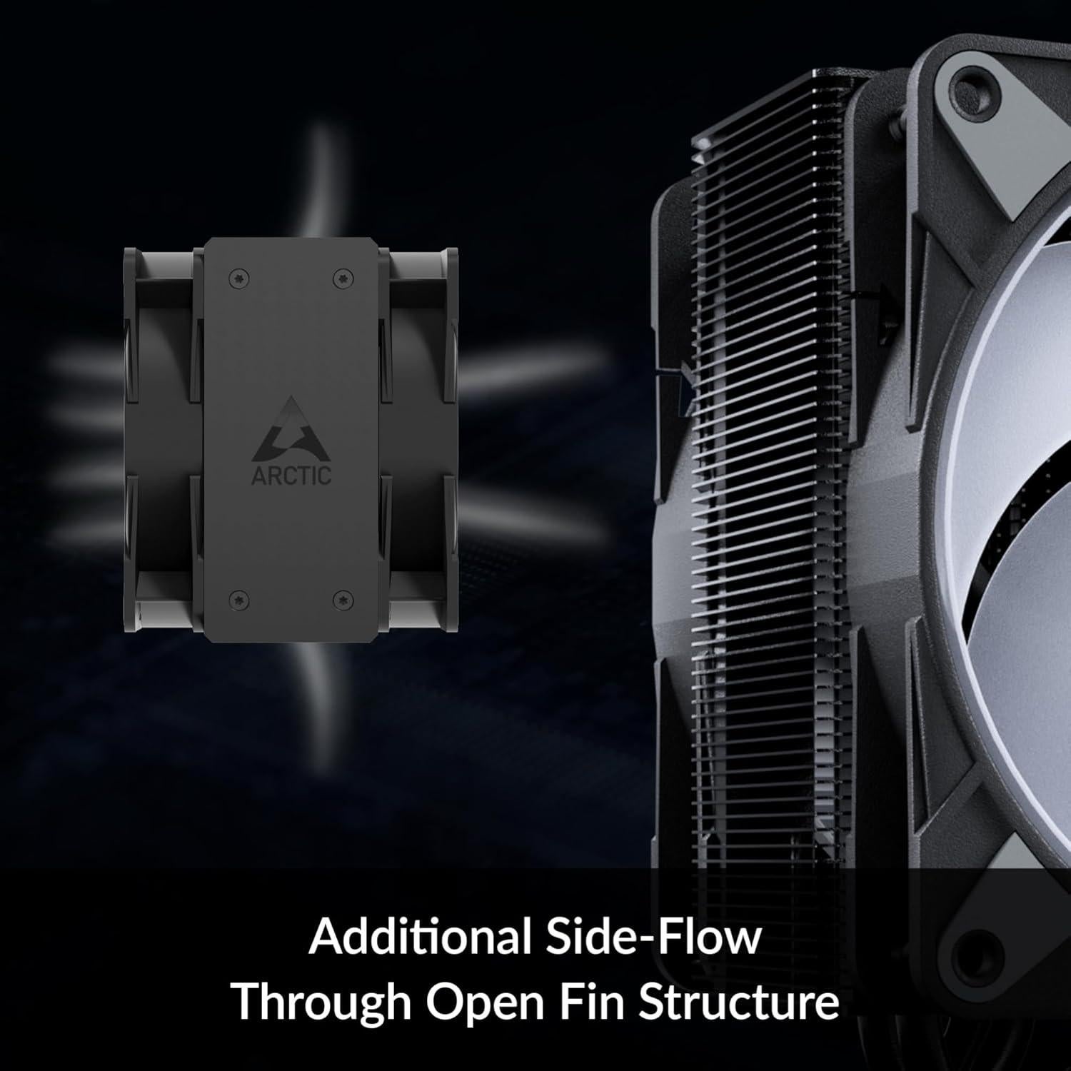 Enfriador de CPU ARCTIC Freezer 36 A-RGB 120mm - 0.88kg