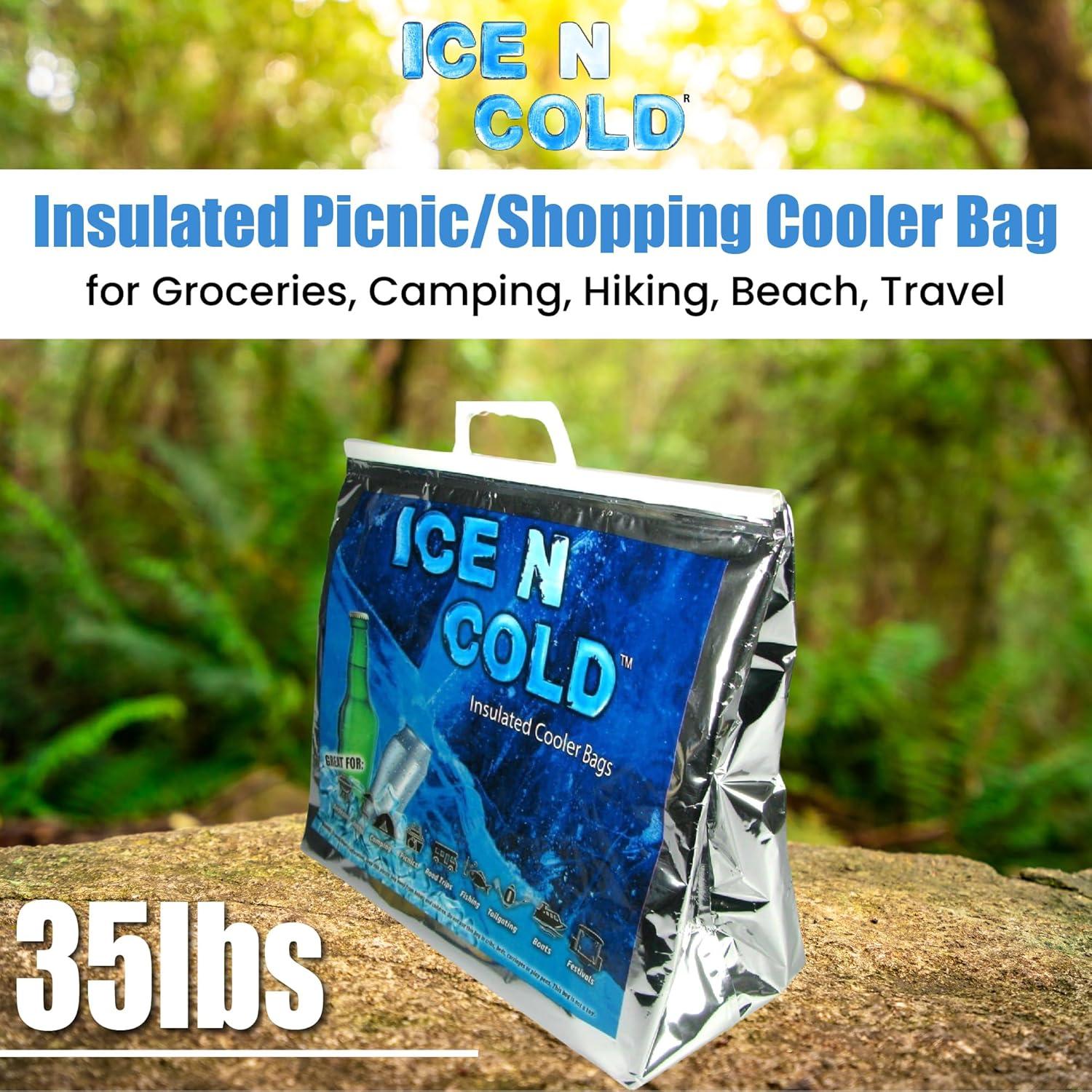 Bolsa Térmica Aislada ICE N COLD Grande 15.88 kg Plegable