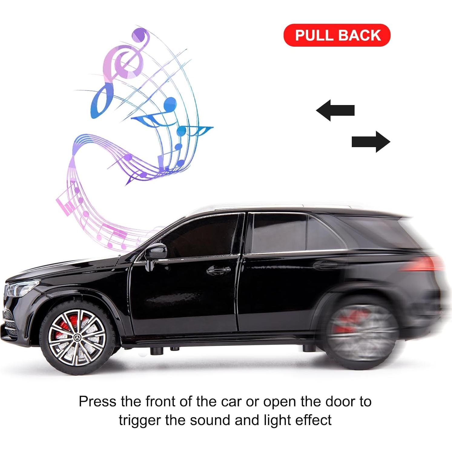 Coche de Juguete Benz GLE 350 WAKAKAC 1/24 con Sonido y Luz