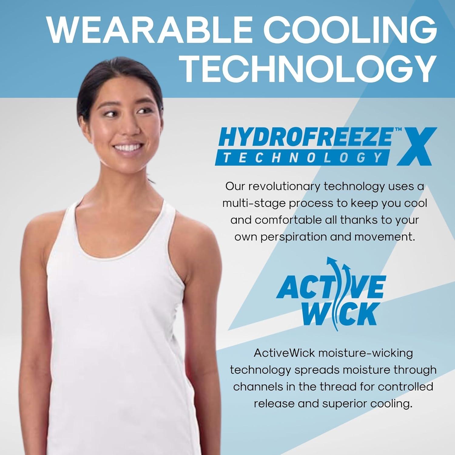 Top sin mangas de enfriamiento Arctic Cool UPF 50+ 3XL Blanco