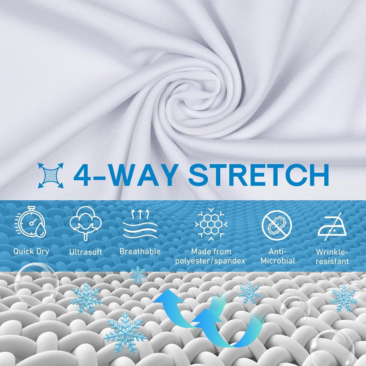 Top sin mangas de enfriamiento Arctic Cool UPF 50+ 3XL Blanco