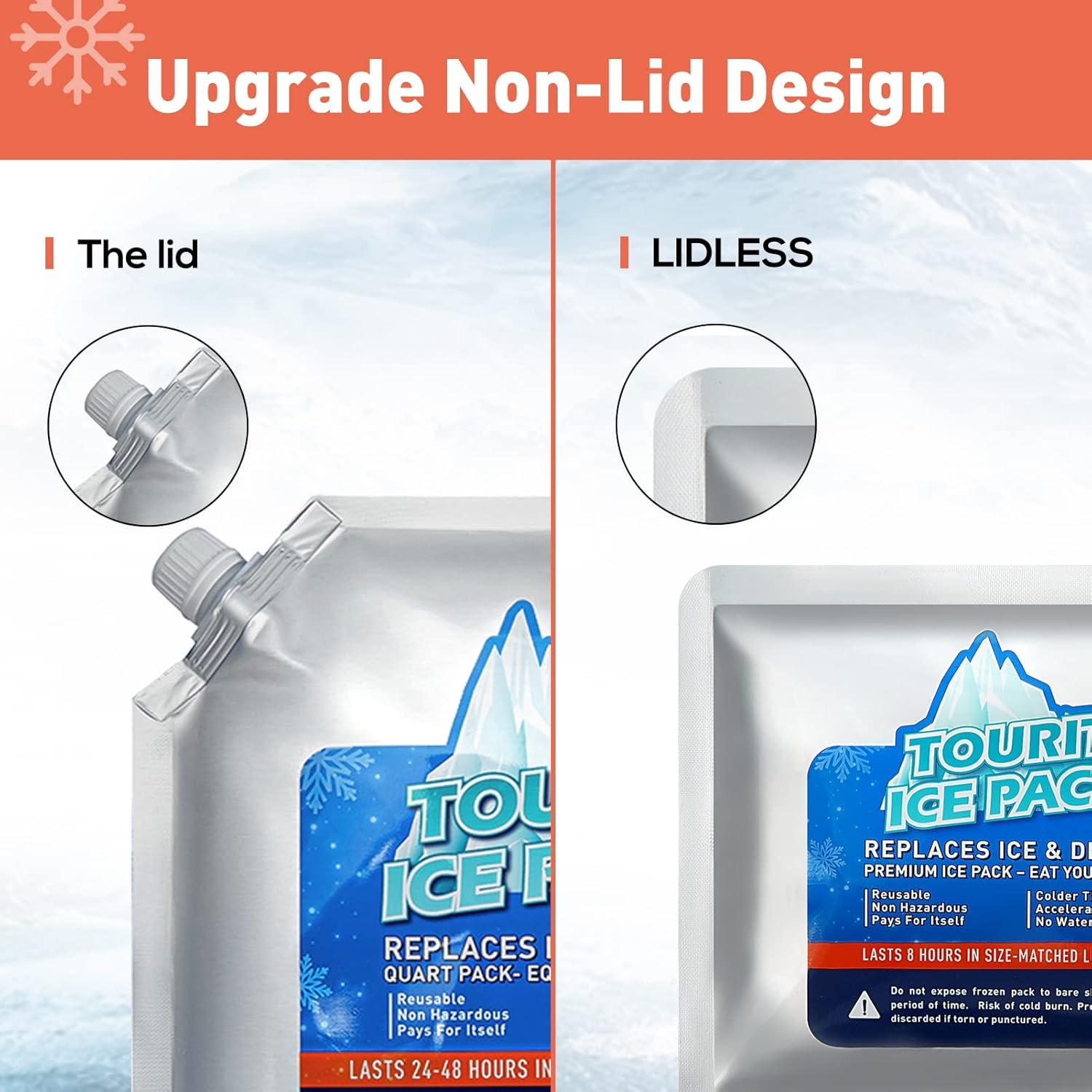 Paquete de Hielo Reutilizable TOURIT 2 Unidades 17.78x16.51cm