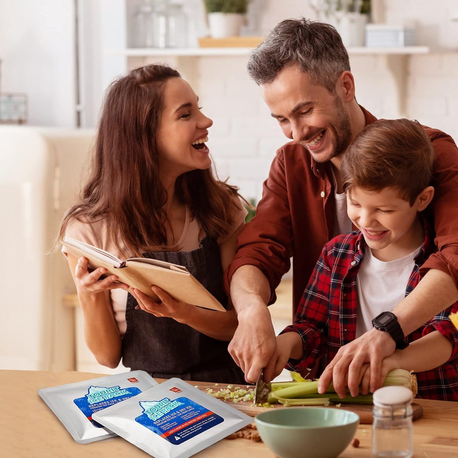 Paquete de Hielo Reutilizable TOURIT 2 Unidades 17.78x16.51cm