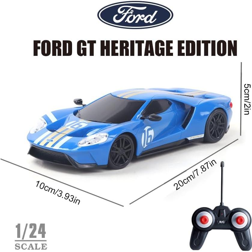 Coche RC Vinie Ford GT Heritage 1:24 con Luces LED