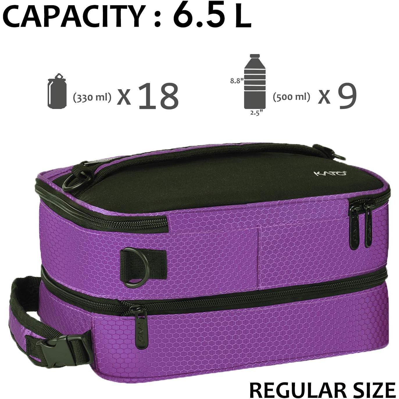 Bolsa de Almuerzo Aislada Tirrinia 12L Púrpura para Adultos y Niños