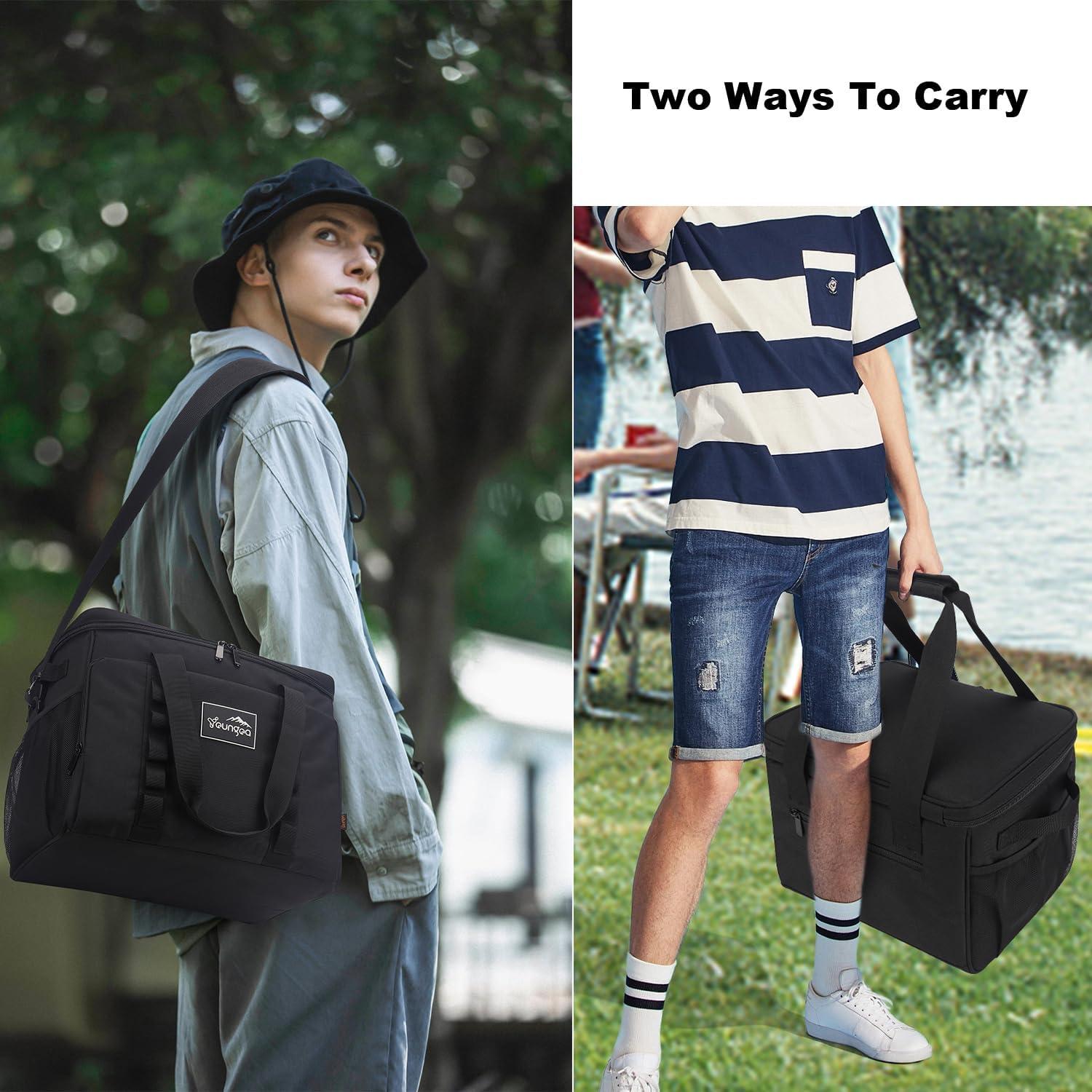 Bolsa Térmica YOUNGOA 18L Plegable Aislada para Camping