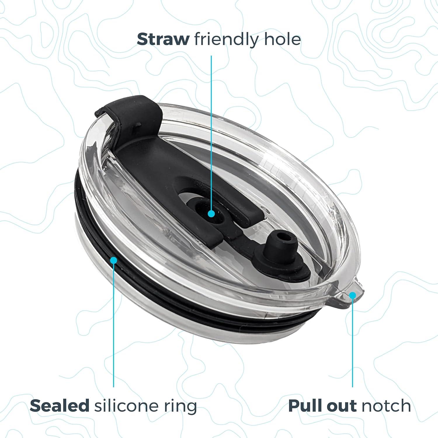 Vaso Térmico Ártico 20 oz Negro Mate Doble Pared Aislado