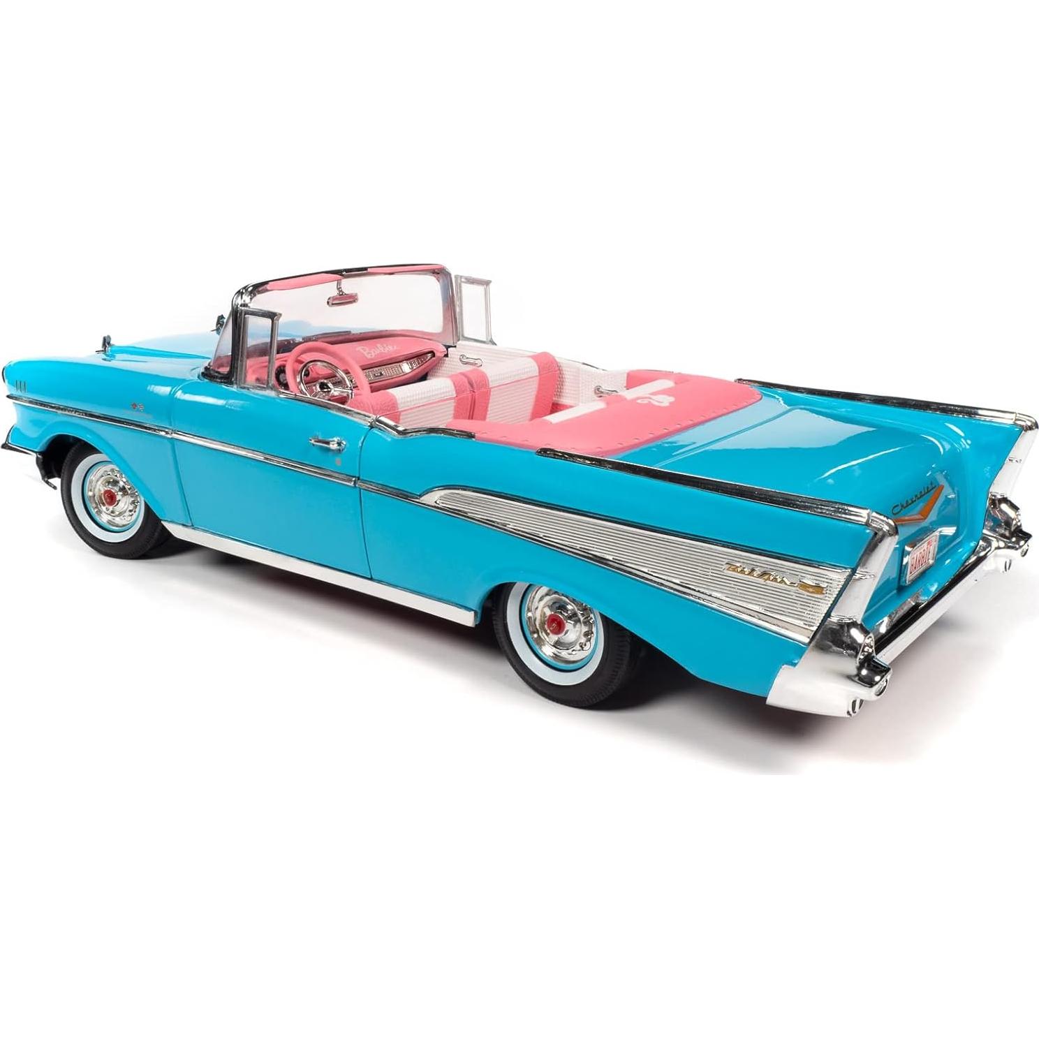 Modelo a Escala Chevy Bel Air 1957 Azul Aqua - Silver Screen
