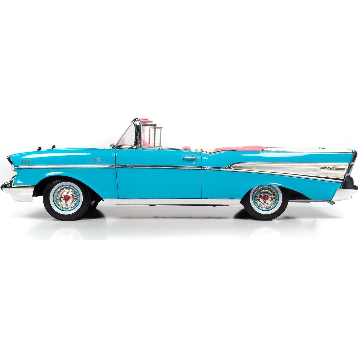 Modelo a Escala Chevy Bel Air 1957 Azul Aqua - Silver Screen