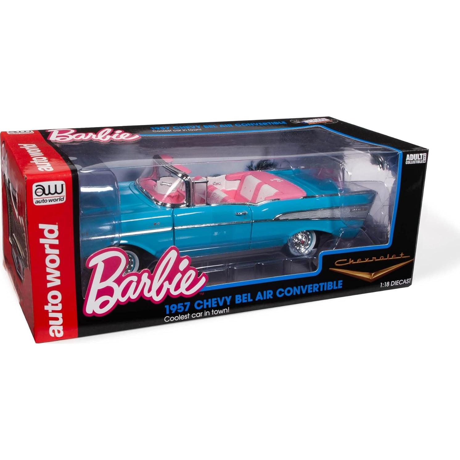 Modelo a Escala Chevy Bel Air 1957 Azul Aqua - Silver Screen