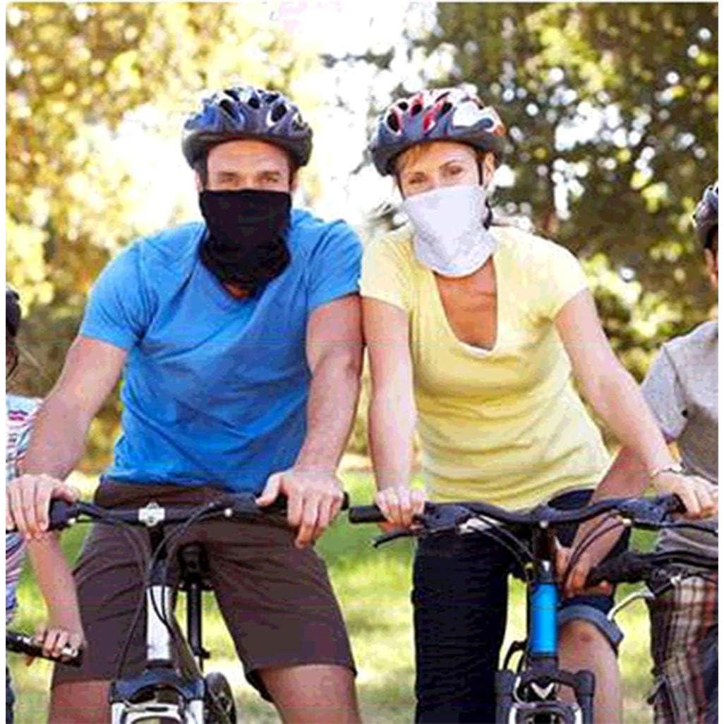 Bufanda de Cuello UV Balaclava Negra Pack 2 - Protección Solar