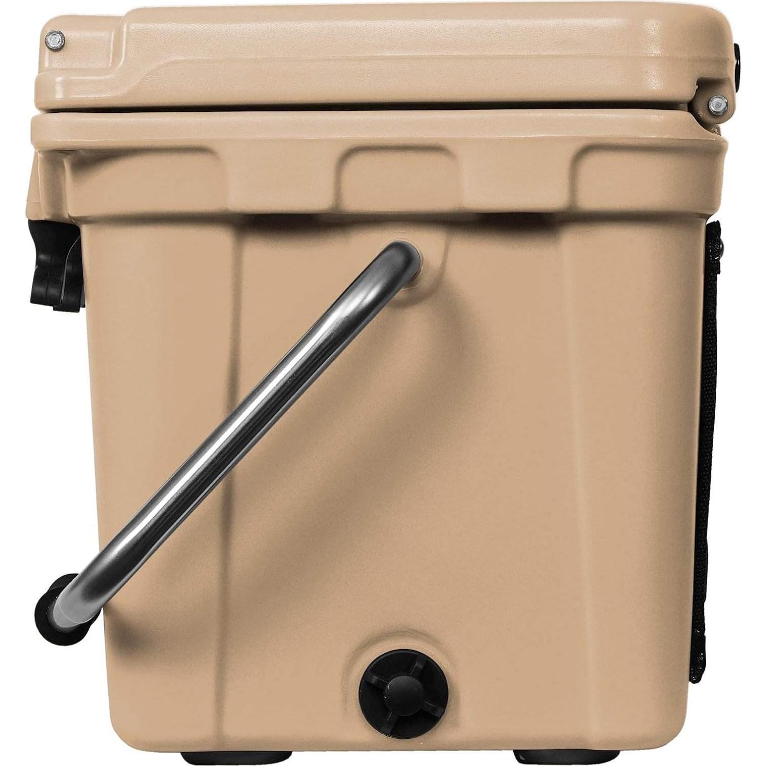 Nevera portátil ORCA 20 Cuartos Tan con Mangos Flexibles