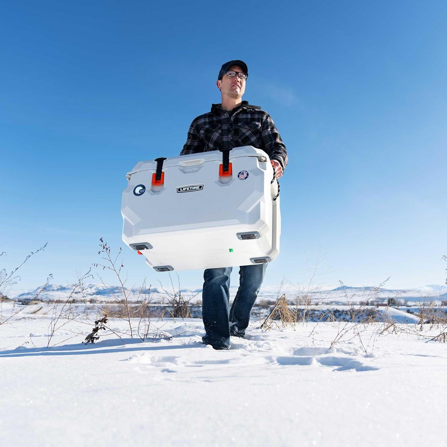 Enfriador Duro Lifetime 91085 65 Cuartos Aislado Resistente