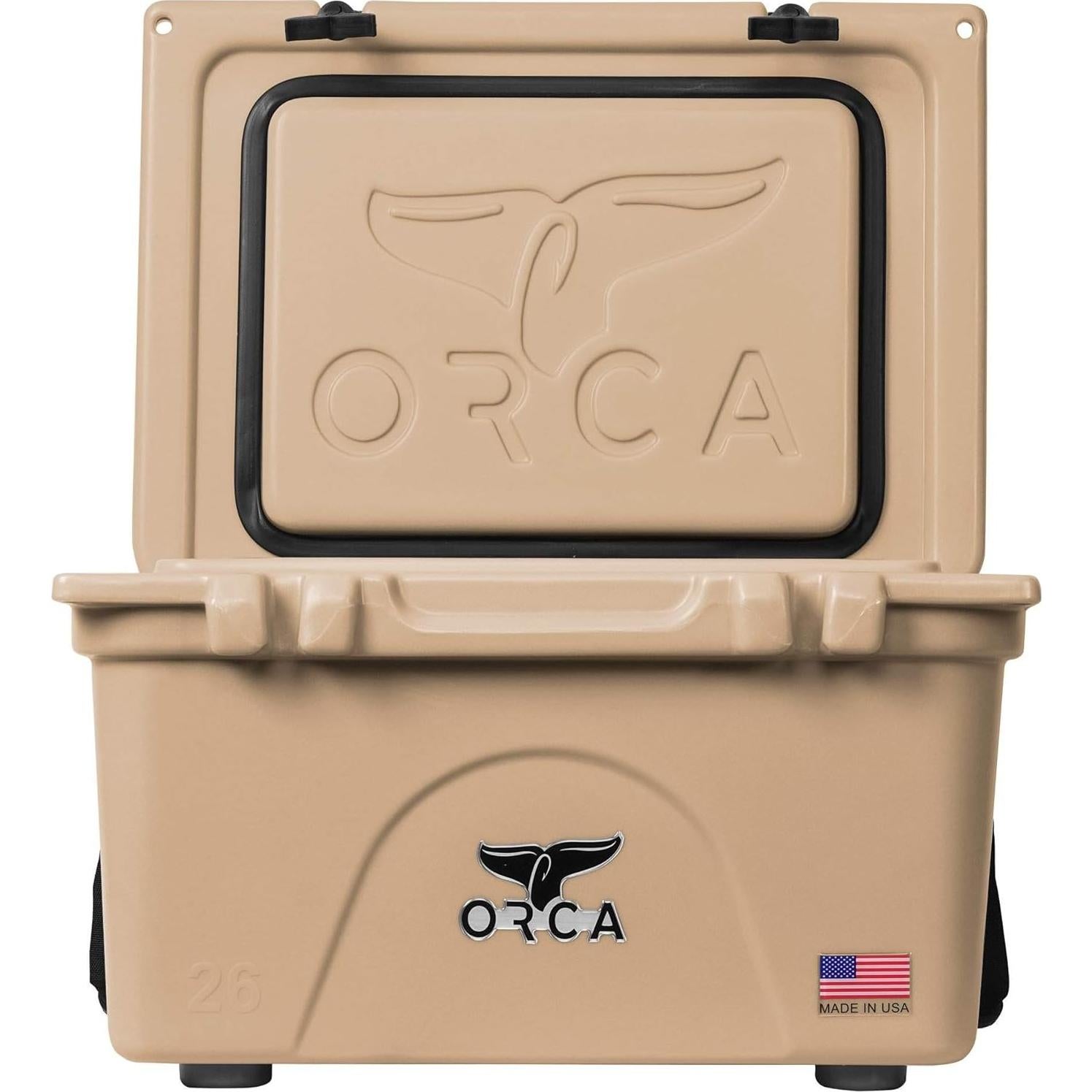 Cooler ORCA 26qt Tan - Aislamiento Óptimo, Portátil