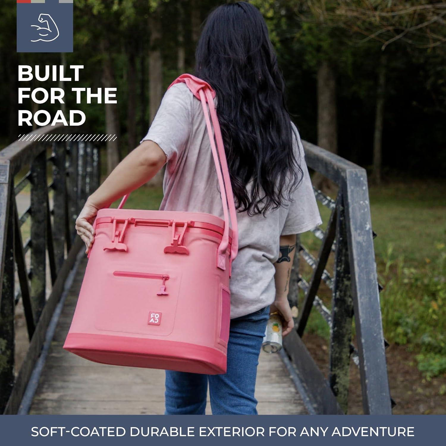 Bolsa Aislada ORCA Tote Cooler Wander Rosa 38.1x25.4x38.7 cm