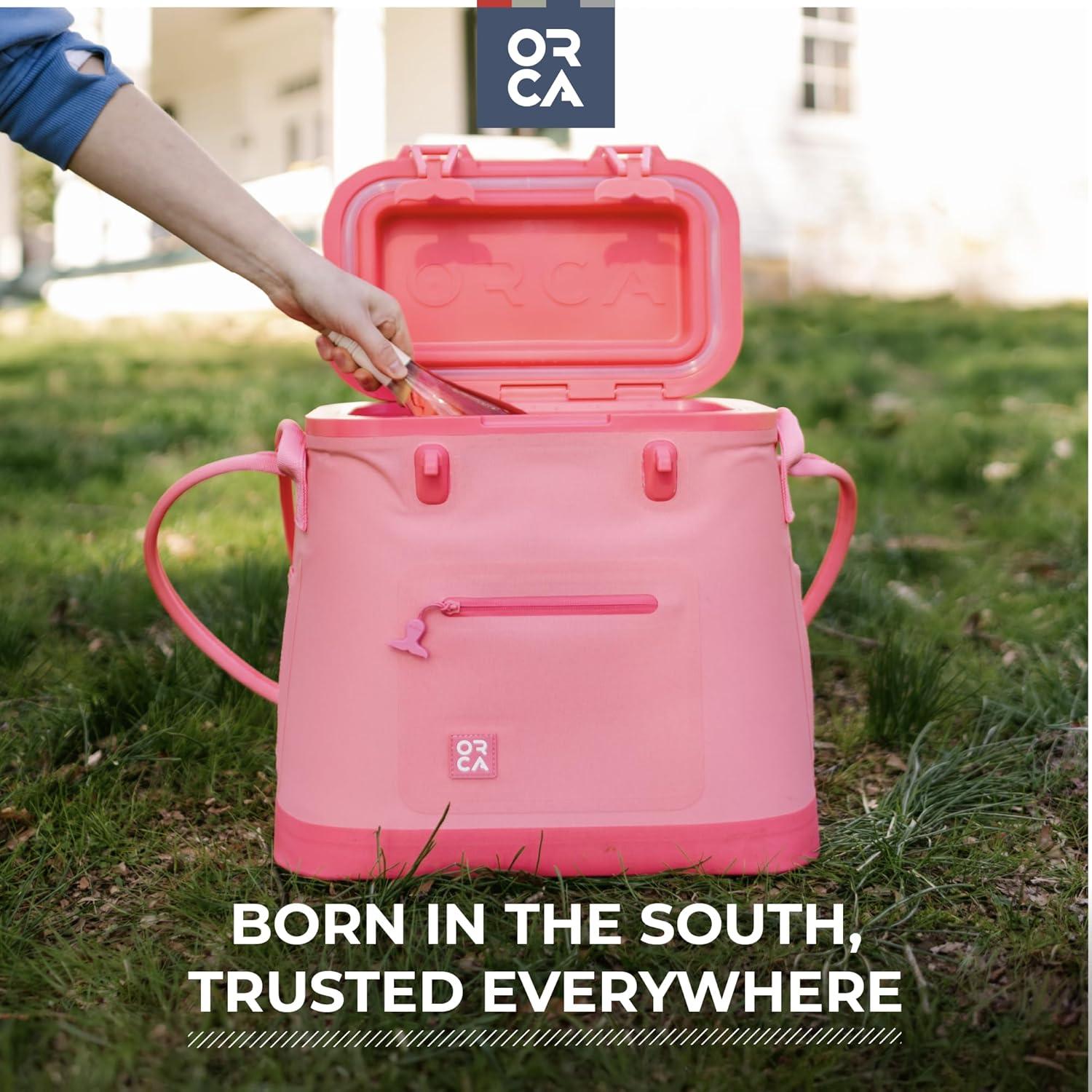 Bolsa Aislada ORCA Tote Cooler Wander Rosa 38.1x25.4x38.7 cm