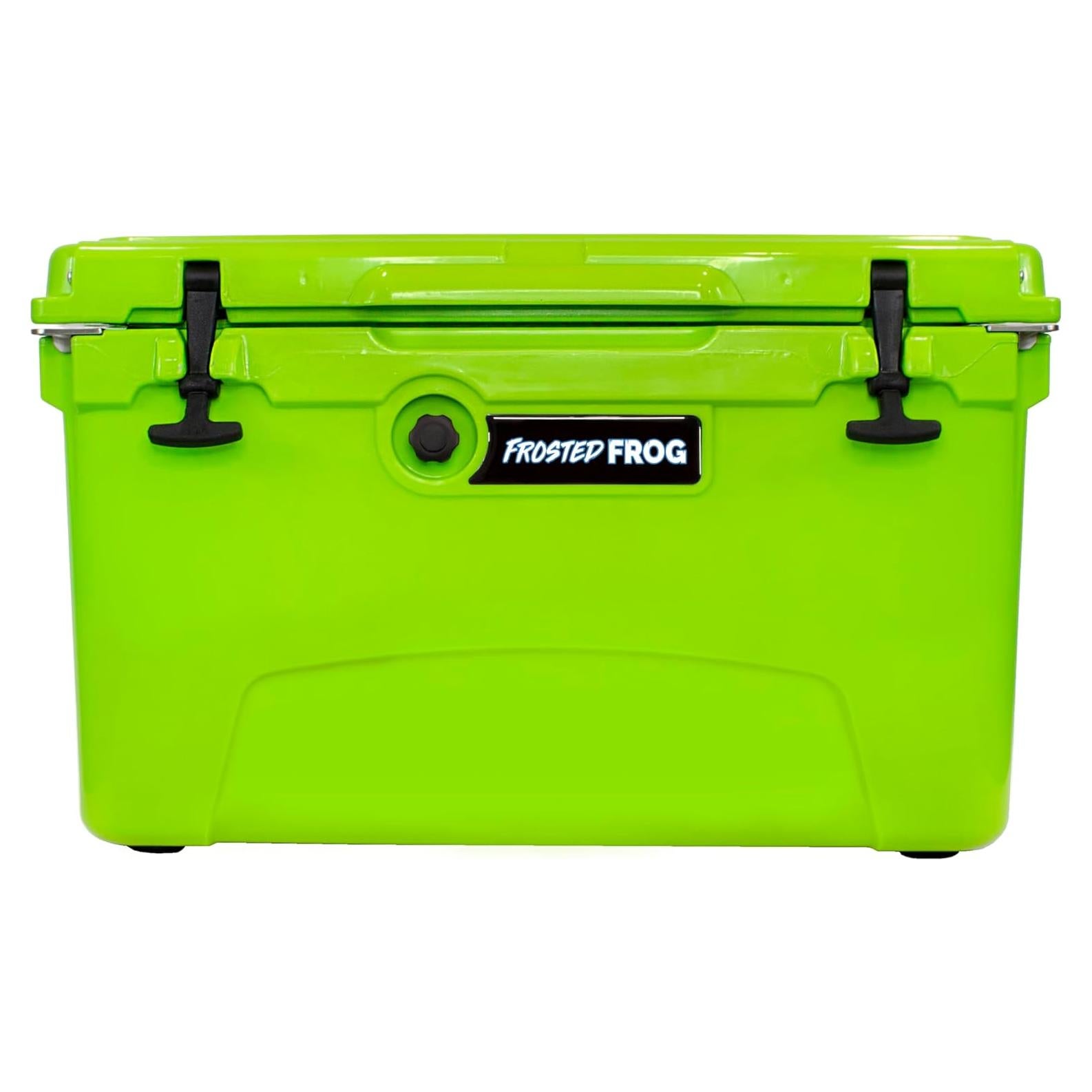 Enfriador de Hielo Frosted Frog 45QT Verde 42.5L Aislado