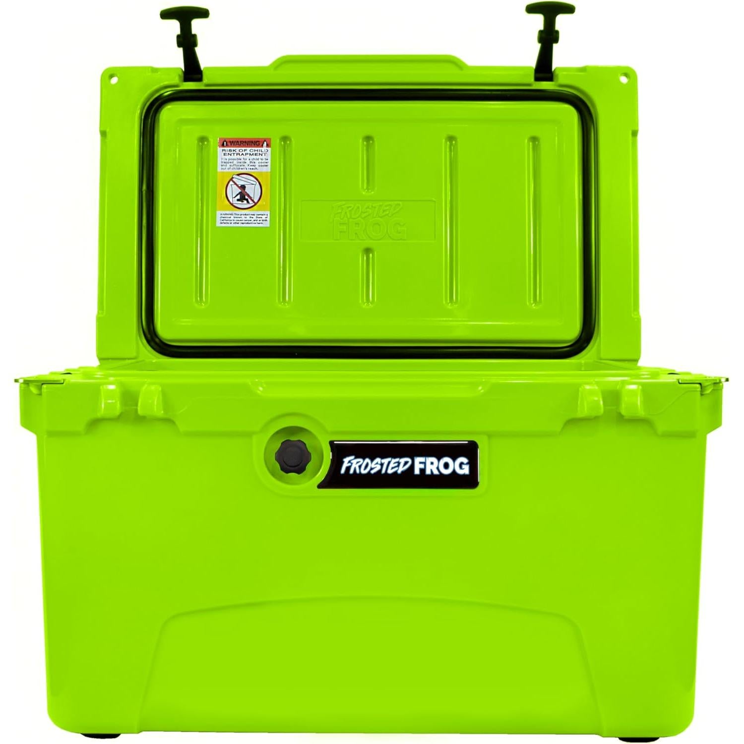 Enfriador de Hielo Frosted Frog 45QT Verde 42.5L Aislado
