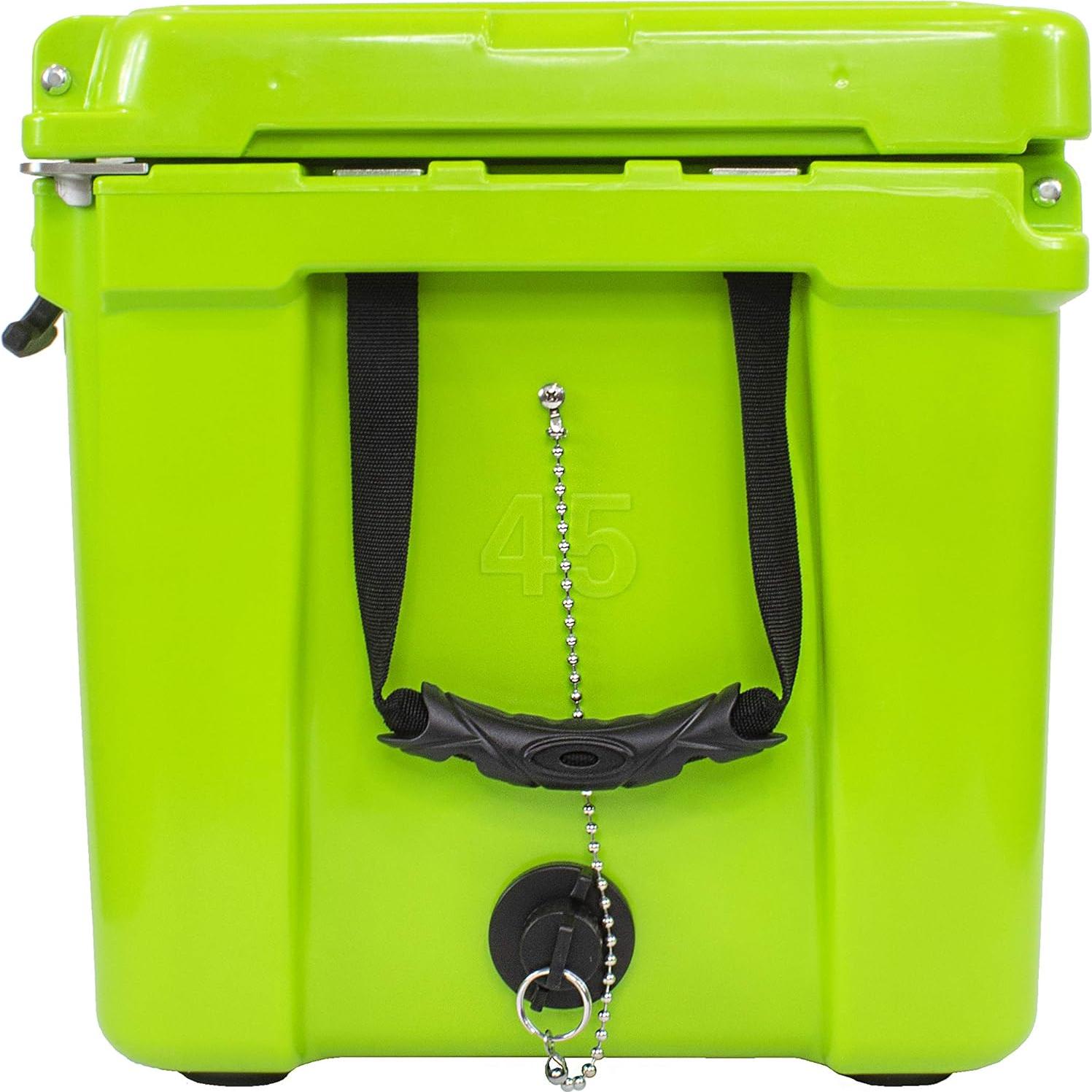 Enfriador de Hielo Frosted Frog 45QT Verde 42.5L Aislado