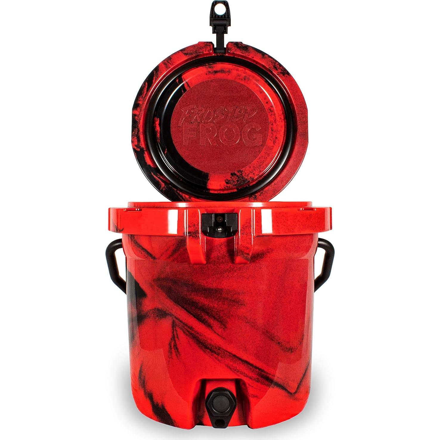 Red Camo 5 Gallon Heavy Duty Drink Dispenser Cooler with Spigot