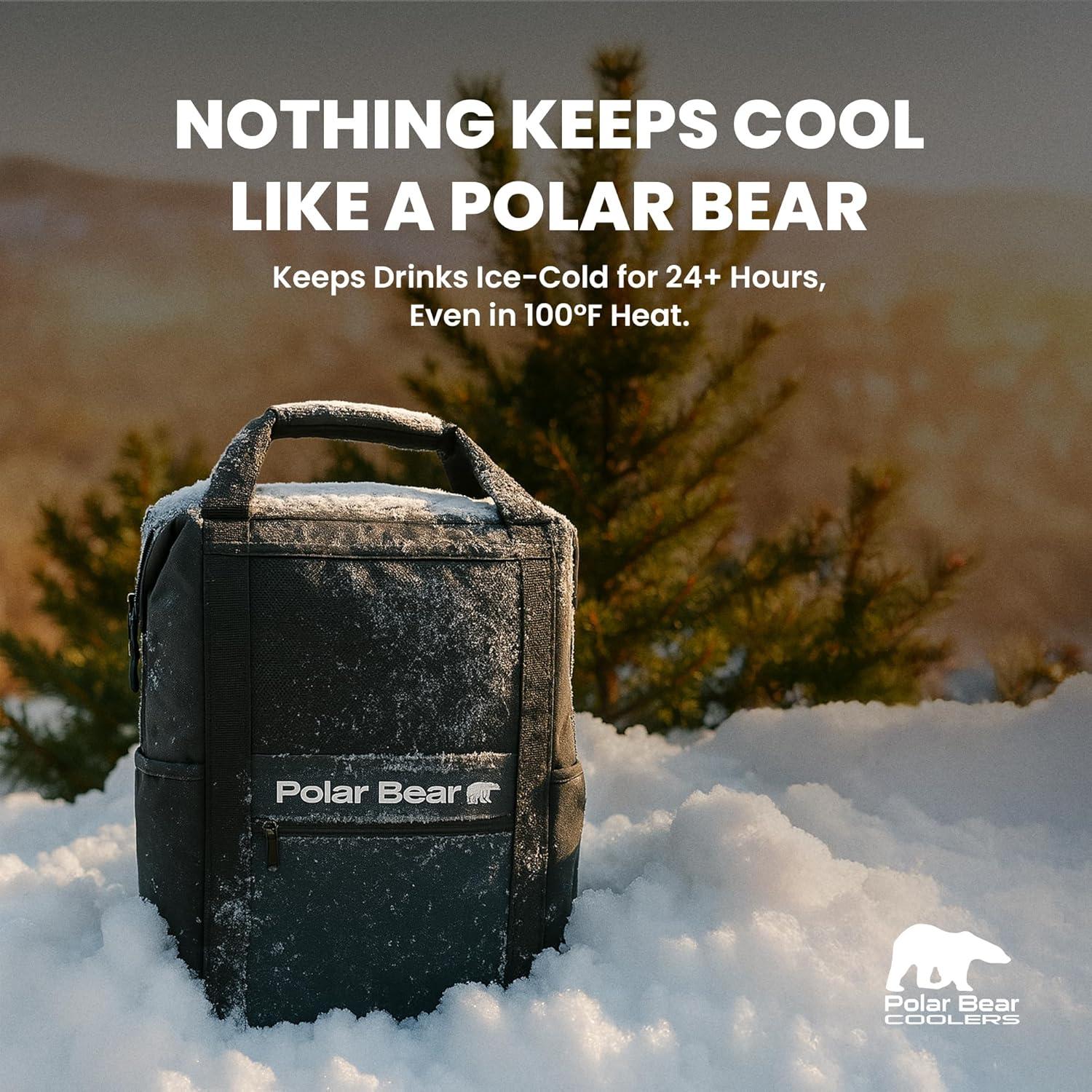 Mochila Enfriadora Polar Bear 5.3L Aislada a Prueba de Fugas