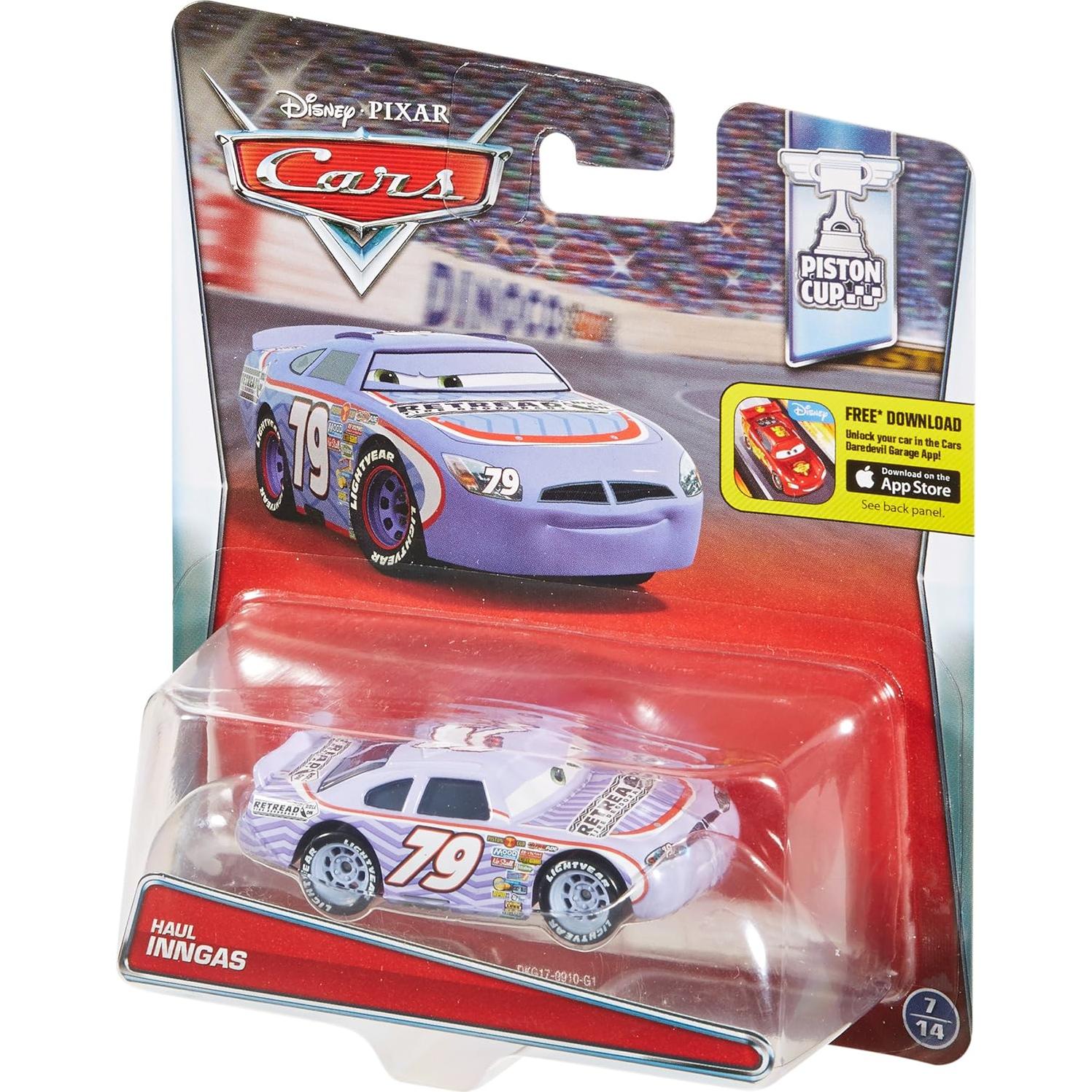 Vehículo Diecast Disney Pixar Cars Retread #79 1:55