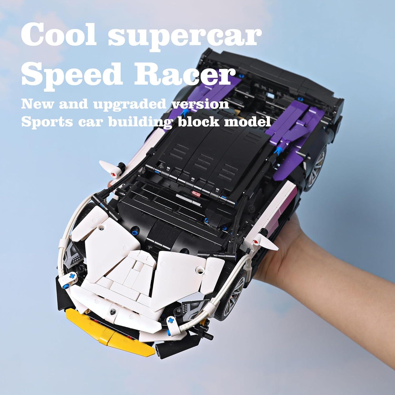 Kit de Modelo de Coche XiaoRuiPin 1:14 - 1337 Piezas