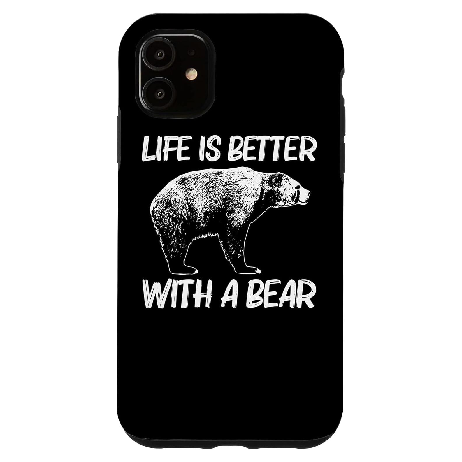 Funda iPhone 11 Oso Divertido Grizzly 153g Protección Alta