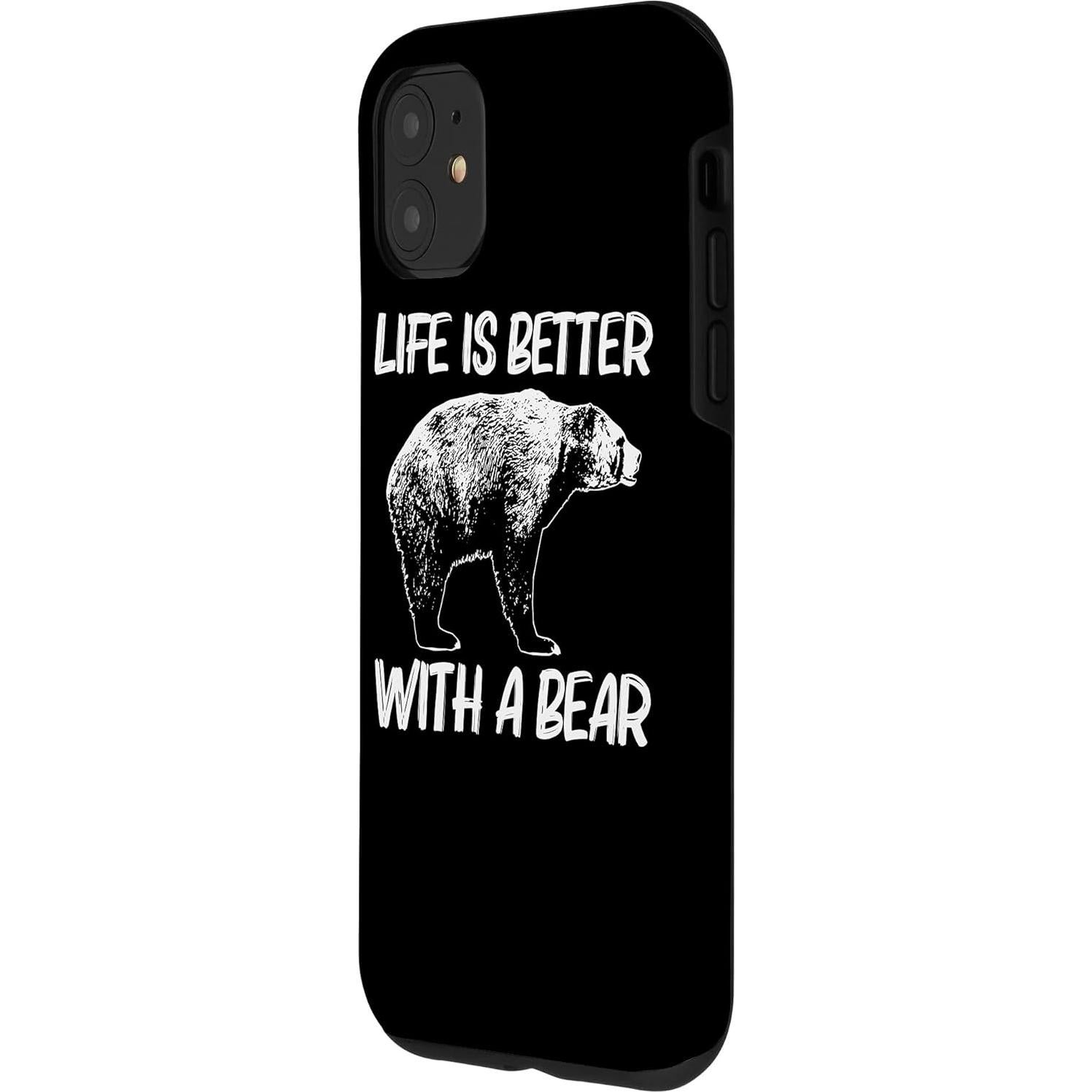 Funda iPhone 11 Oso Divertido Grizzly 153g Protección Alta
