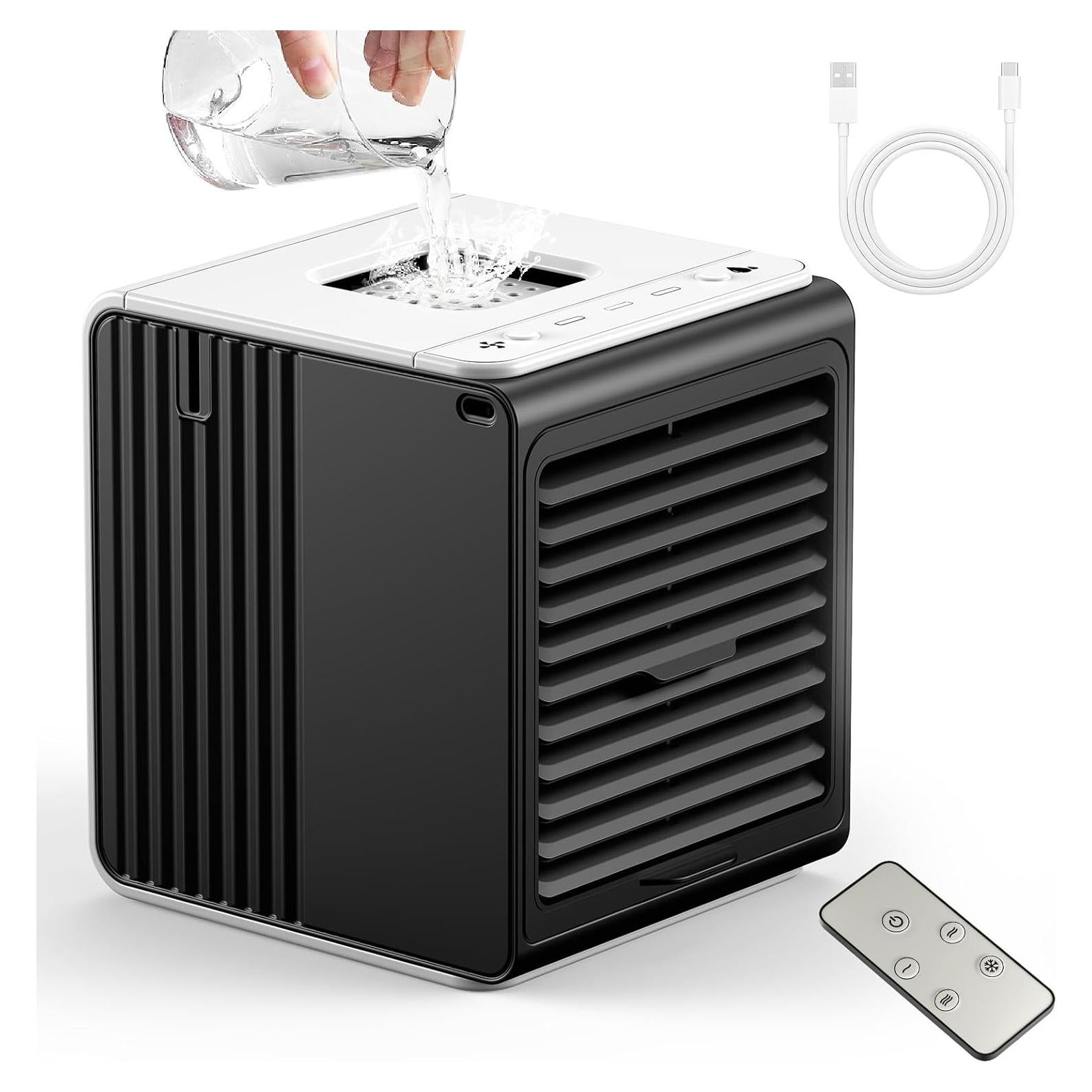 Aire Acondicionado Mini Portátil BIESQYA 3-en-1 1.06 kg