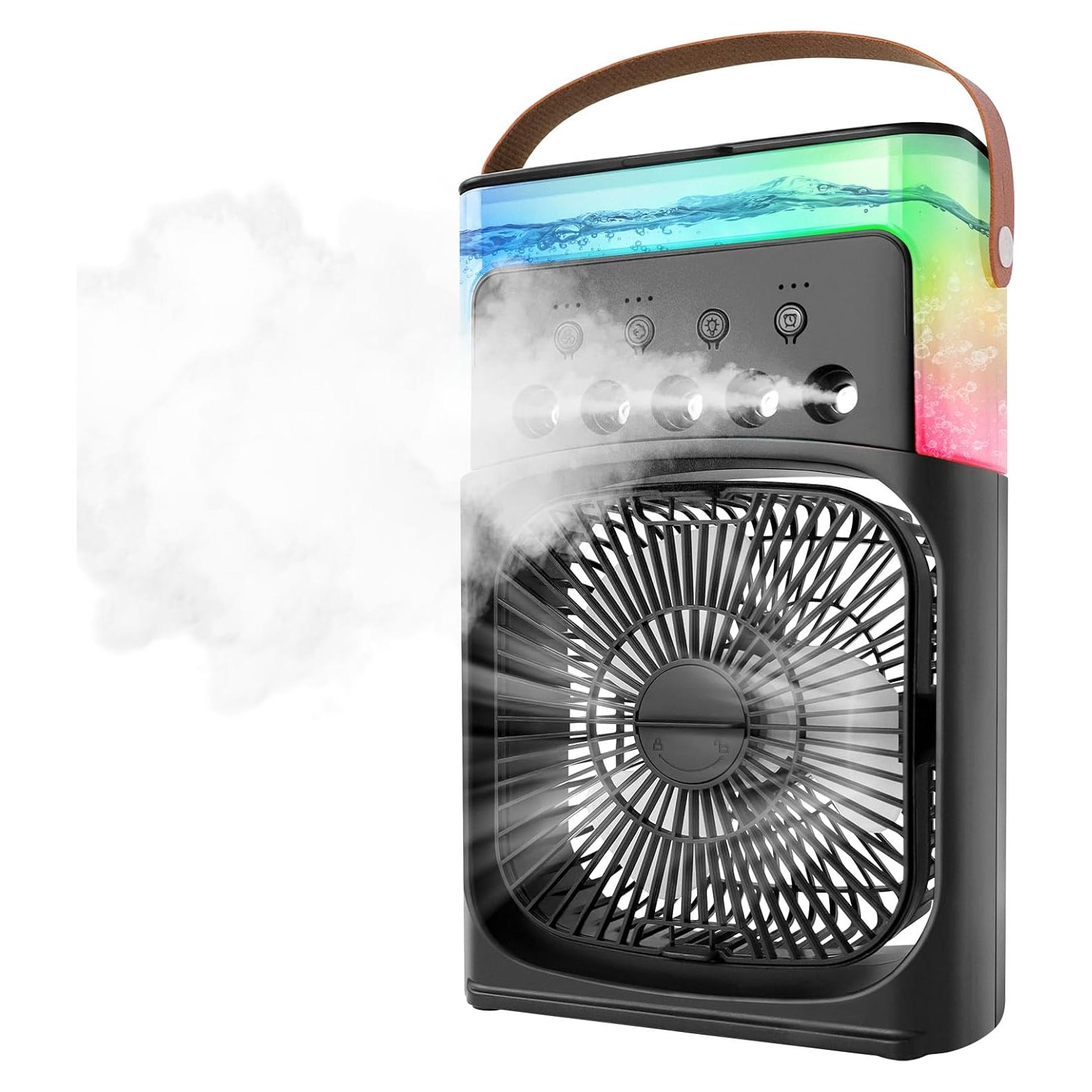 Ventilador Portátil de Nebulización Myplinar 01, 3 Velocidades, 600mL