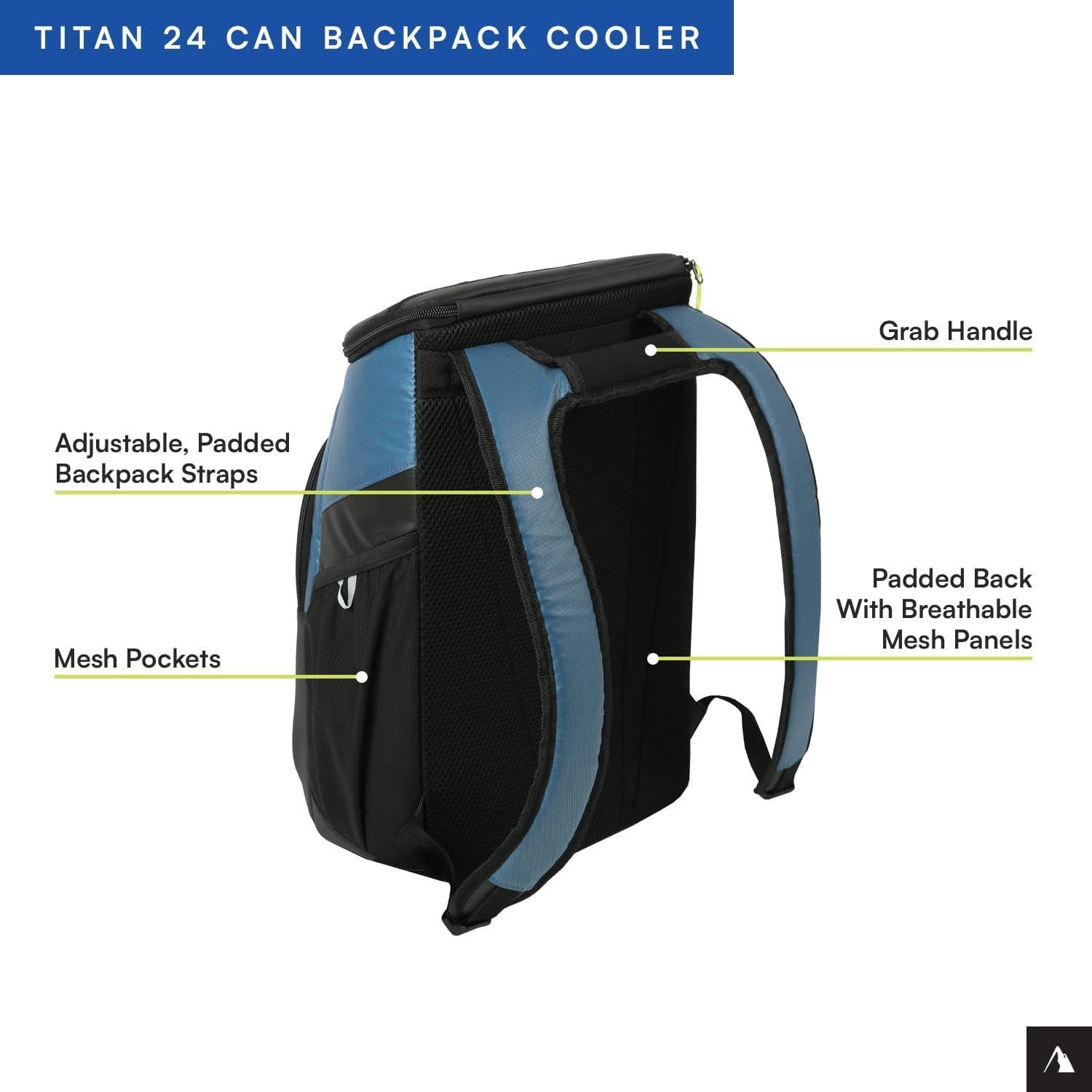 Mochila Enfriadora Titan By Arctic Zone 24L Azul Marino