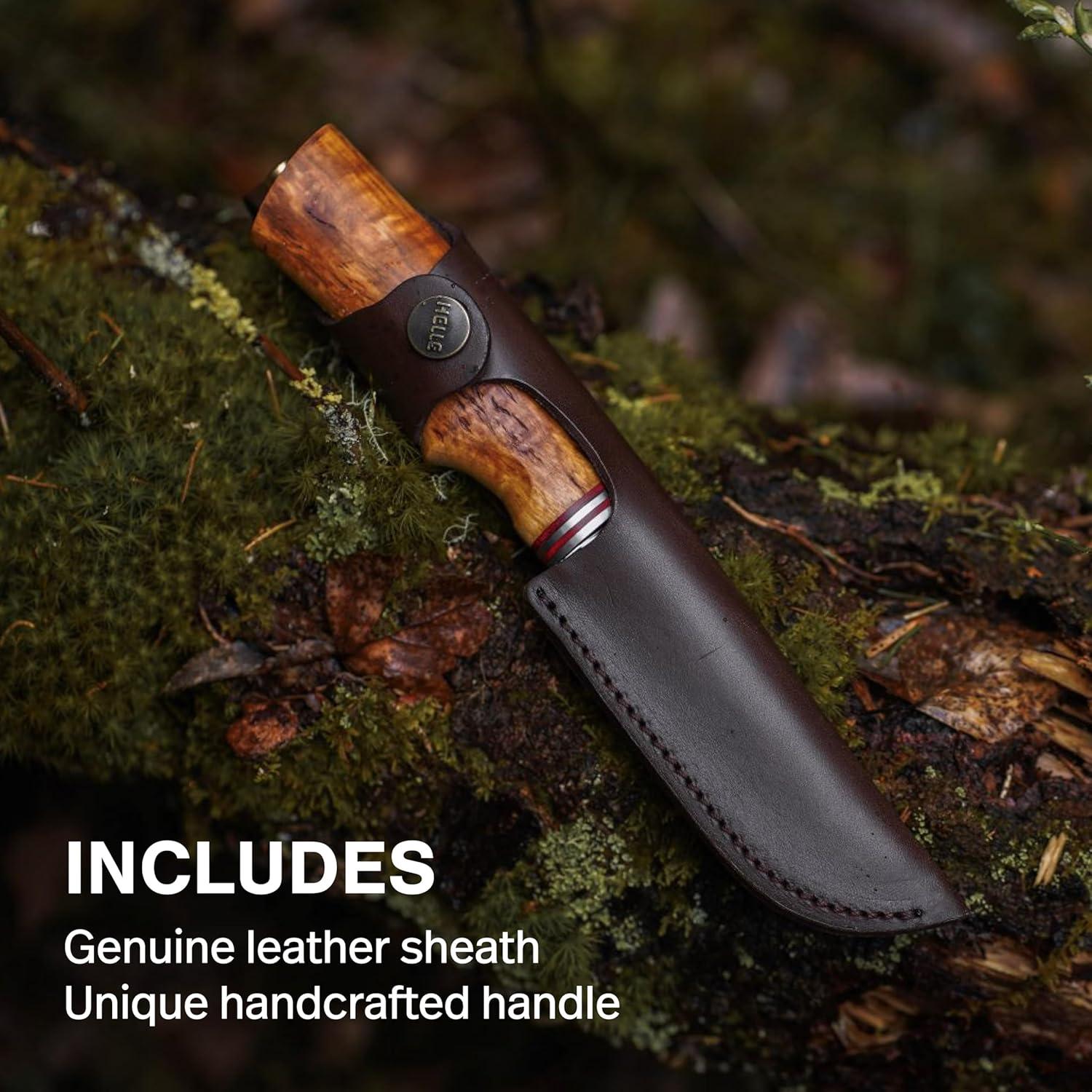 Cuchillo de Camping HELLE Futura 21.8cm Acero Inoxidable