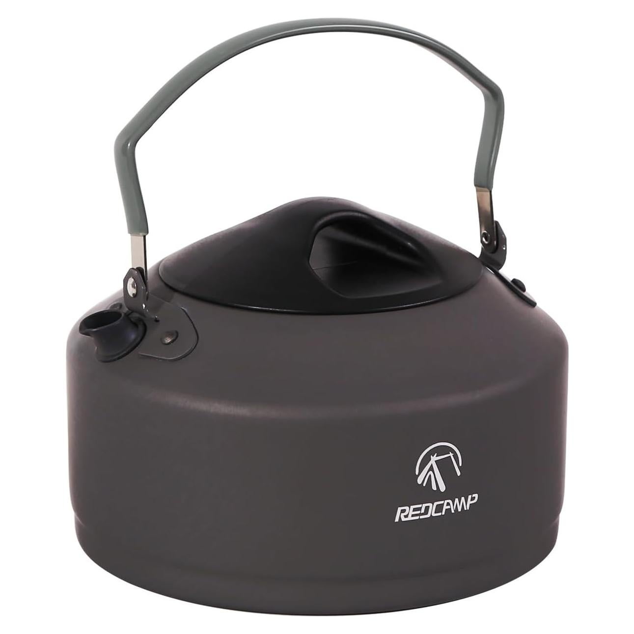 Kettle de Camping REDCAMP 0.9L Aluminio Portátil con Bolsa