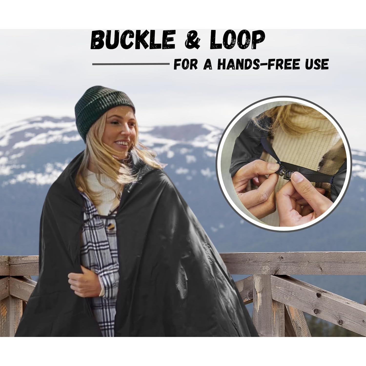 Manta de Estadio Impermeable SUITEDNOMAD 208x145cm Sherpa