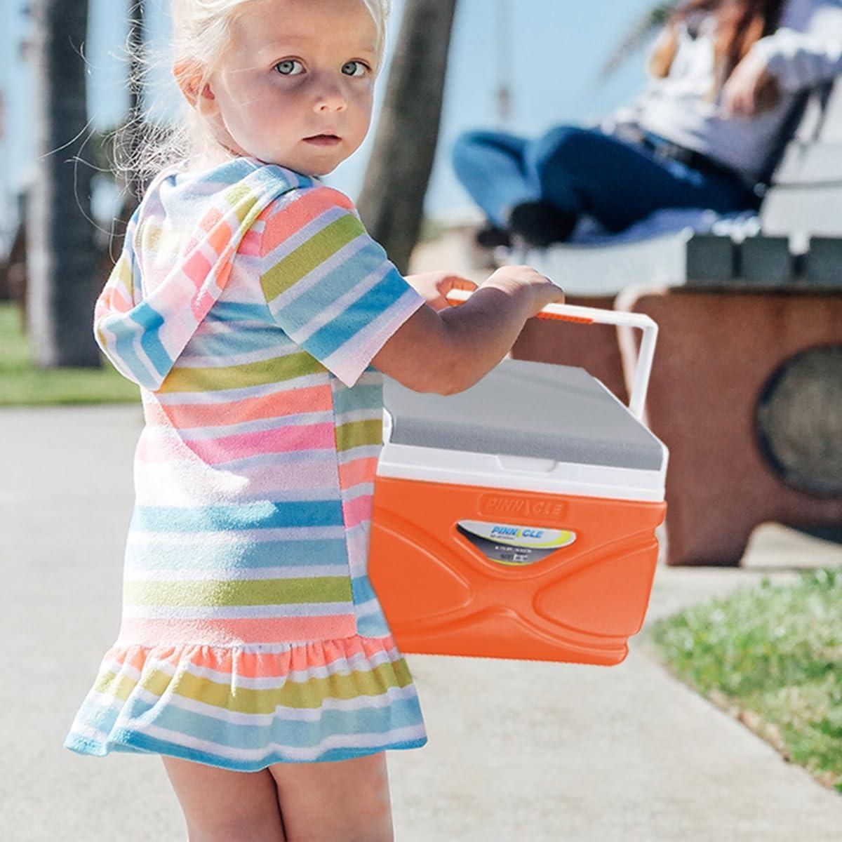 Enfriador de Picnic Pinnacle 4.5L Aislado Portátil Naranja