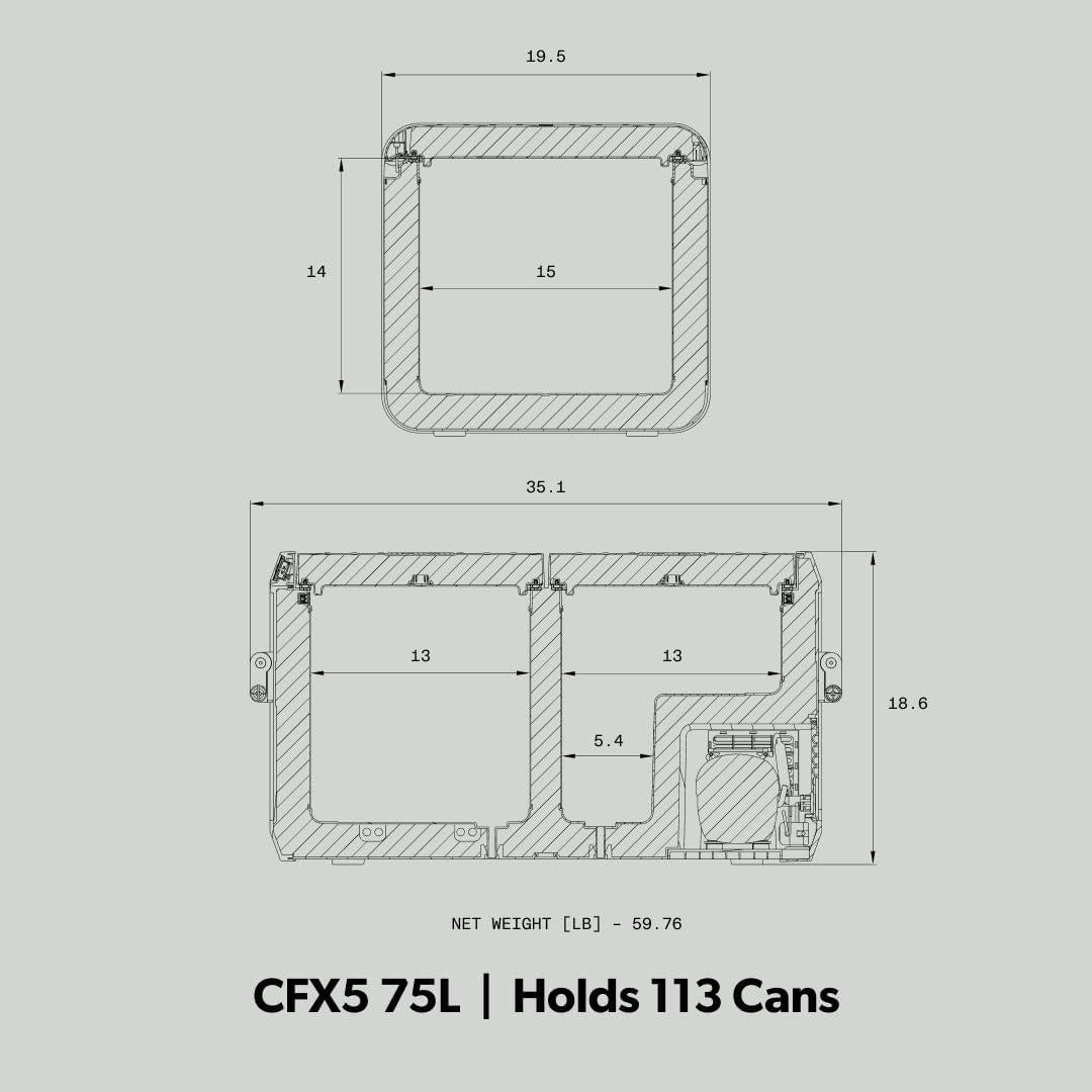 Refrigerador y Congelador Portátil Dometic CFX5 25L -21°C