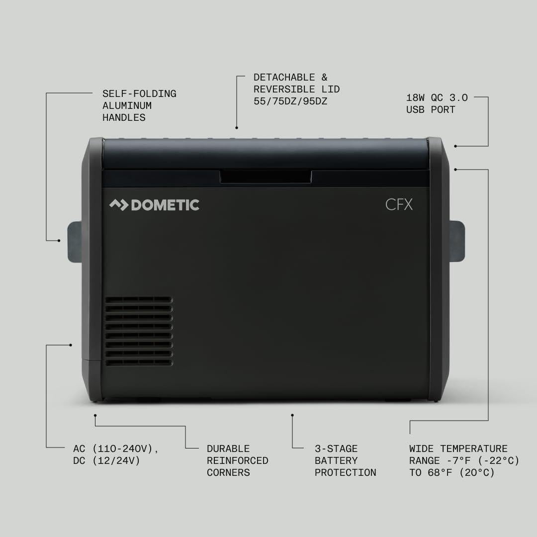 Refrigerador y Congelador Portátil Dometic CFX5 25L -21°C