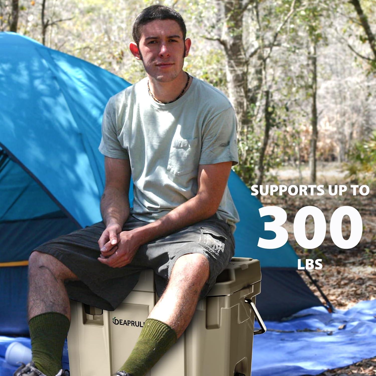 Enfriador Duro DEAPRULL 30QT Aislado para Camping y Playa