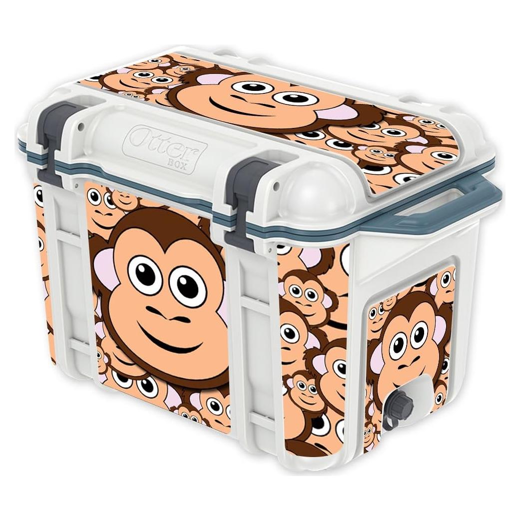 MightySkins (Cooler Not Included) Skin Compatible with OtterBox Venture 45 qt Cooler - Monkey | Protective, Durable, and Unique Vinyl Decal wrap Cover | Easy to Apply | Made in The USA