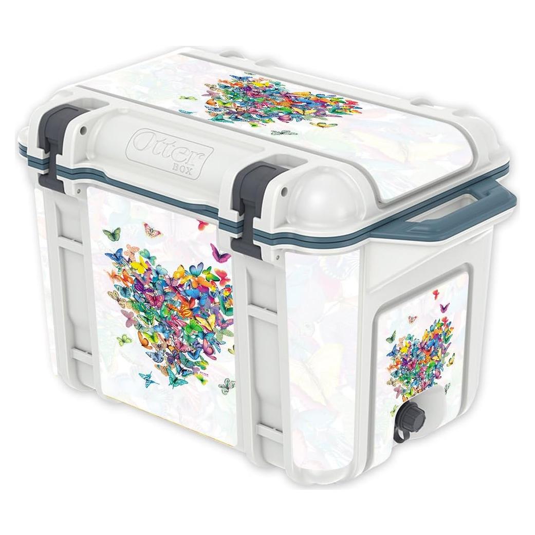 MightySkins (Cooler Not Included) Skin Compatible with OtterBox Venture 45 qt Cooler - Wildheart | Protective, Durable, and Unique Vinyl Decal wrap Cover | Easy to Apply | Made in The USA