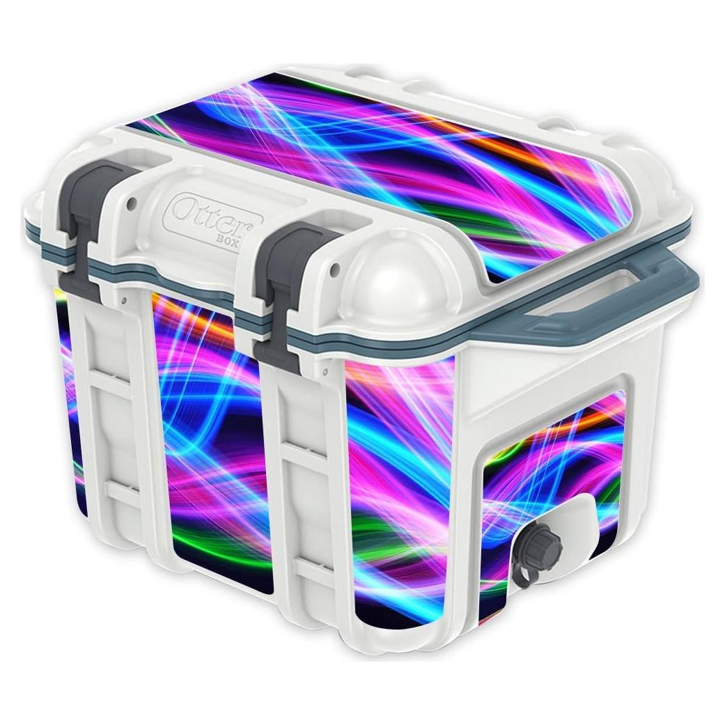 Piel de Vinilo MightySkins para Enfriador OtterBox 25qt - Ondas de Luz