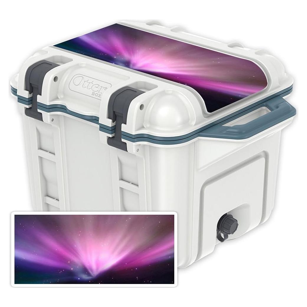 MightySkins (Cooler Not Included) Skin Compatible with OtterBox Venture 25 qt Cooler Lid - Spaced Out | Protective, Durable, and Unique Vinyl Decal wrap Cover | Easy to Apply | Made in The USA