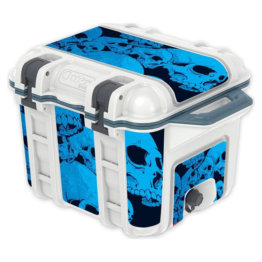 Piel de Vinilo MightySkins para OtterBox Venture 25 qt - Calaveras Azules