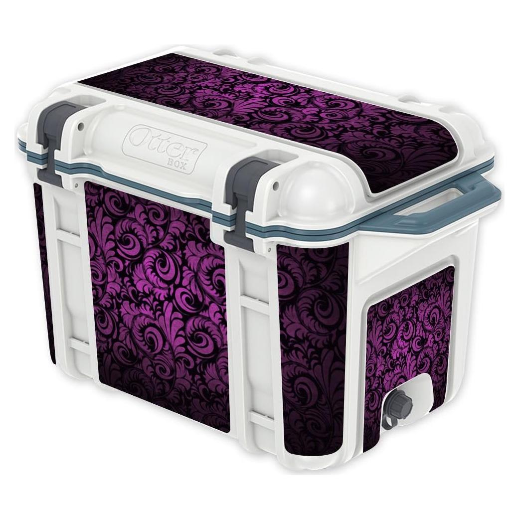 Piel de Vinilo MightySkins para Enfriador OtterBox 45 qt - Estilo Púrpura