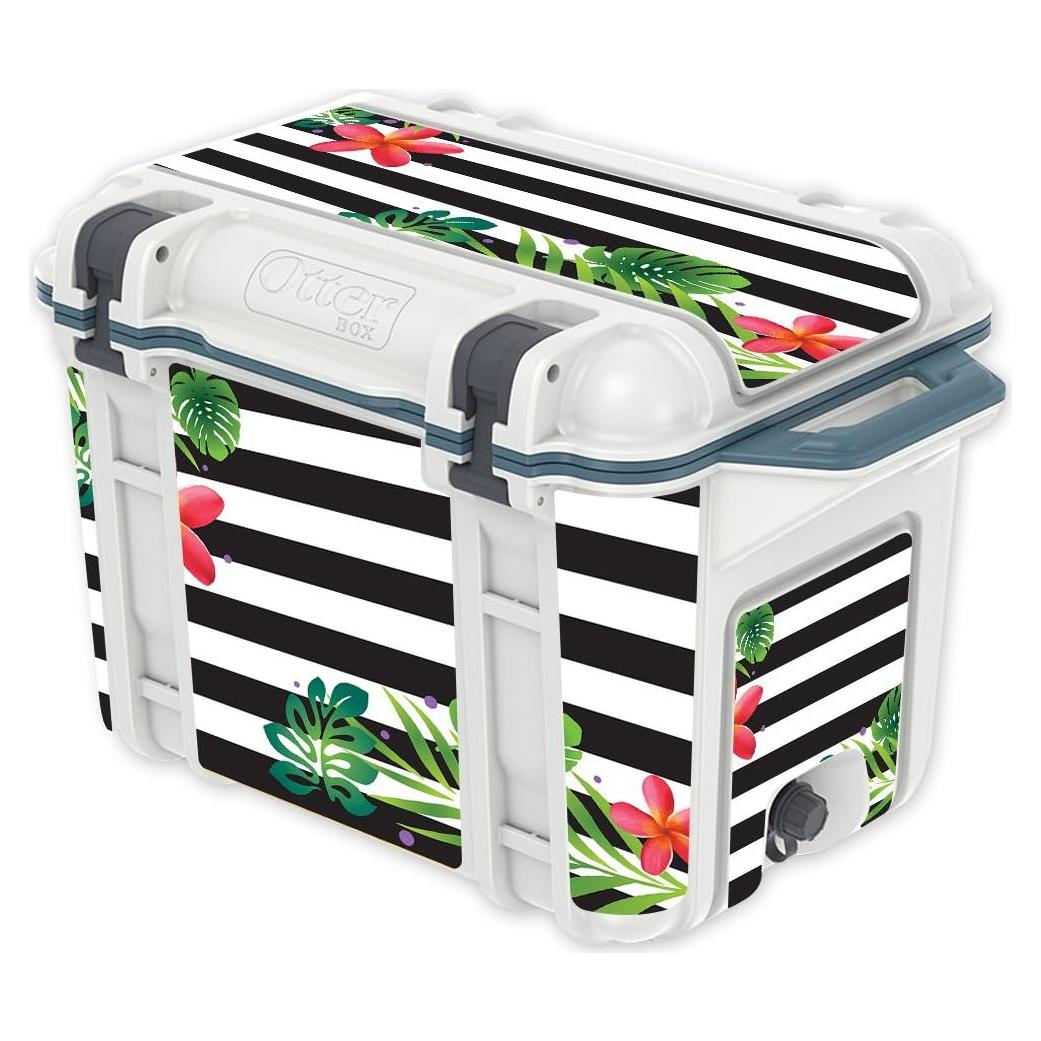 Piel de Vinilo MightySkins para OtterBox Venture 45 qt - Rayas Tropicales