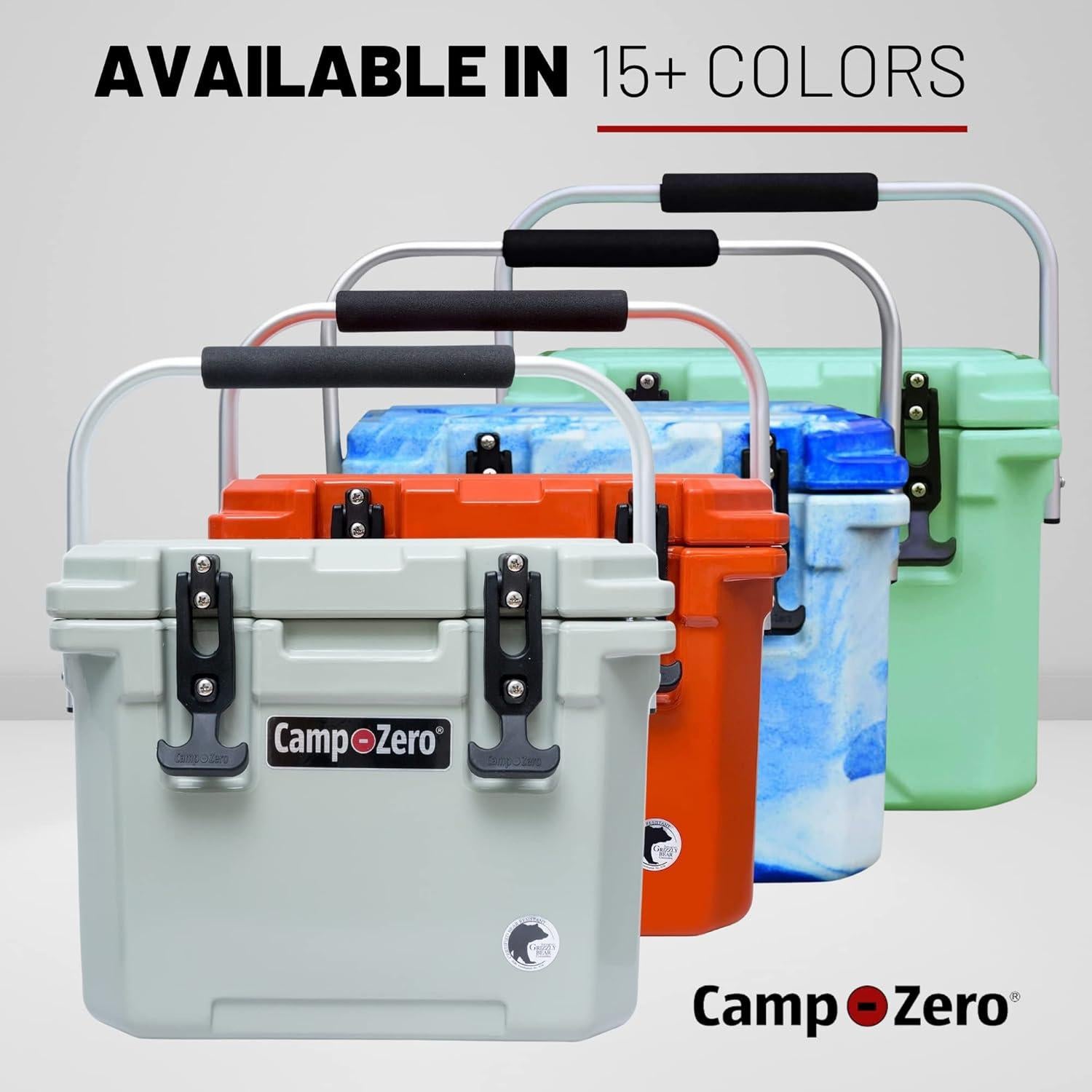 Enfriador Portátil CAMP-ZERO 10L Sage con Sujetadores de Taza