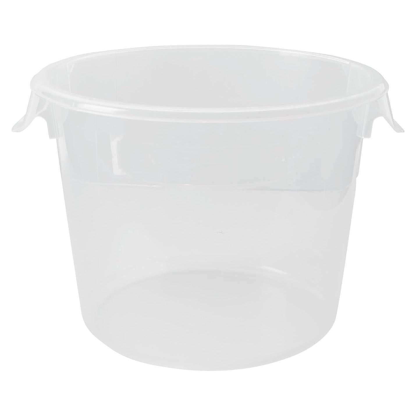 Contenedor de Almacenamiento Rubbermaid 5.68L Redondo Claro - Paquete de 12