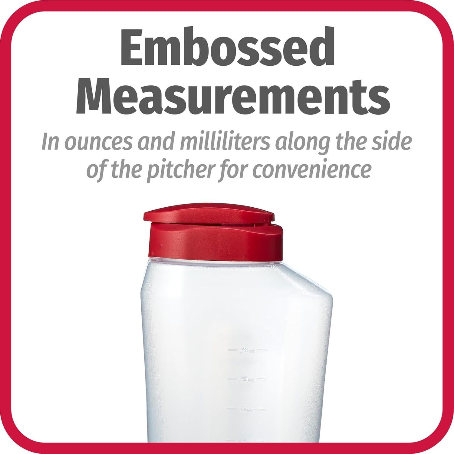 GoodCook Jarra Mezcladora 1 Cuartillo Libre de BPA - Tapa Cuadrada