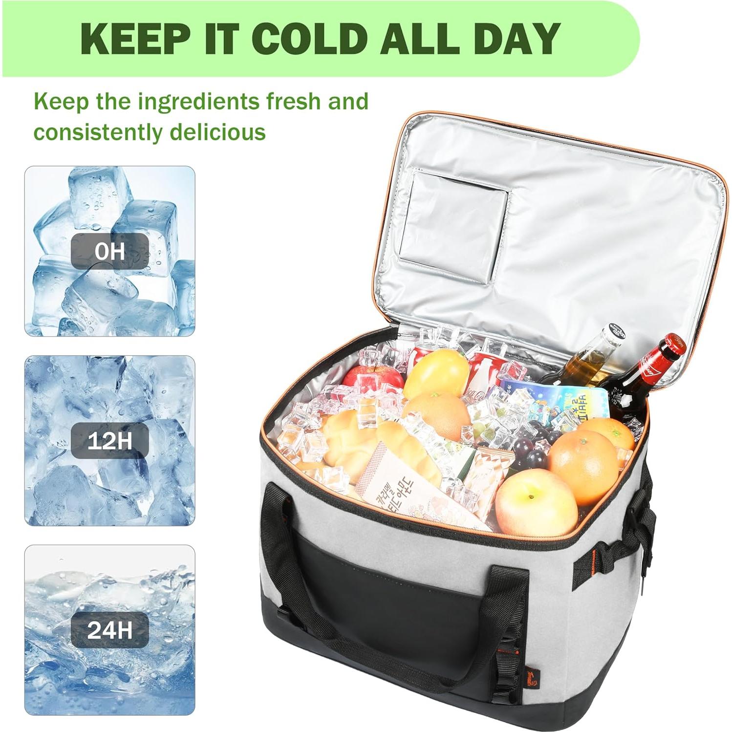 Bolsa Térmica Grande Tirrinia 48 Latas Aislada Impermeable